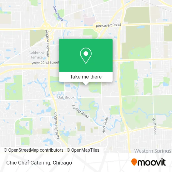 Chic Chef Catering map