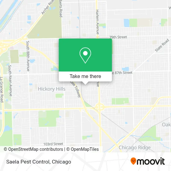 Saela Pest Control map