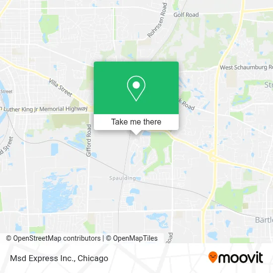 Msd Express Inc. map
