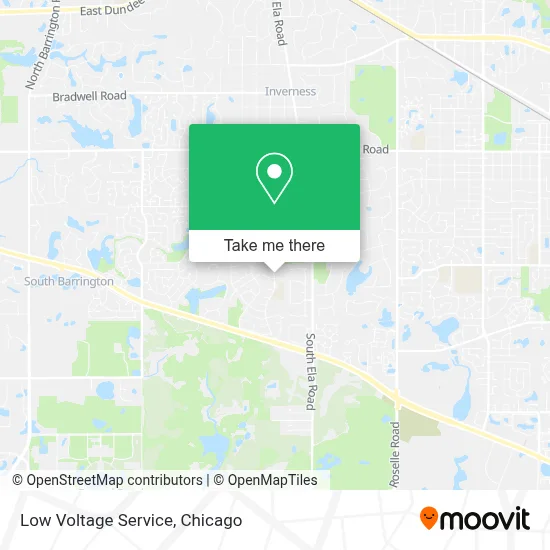 Low Voltage Service map