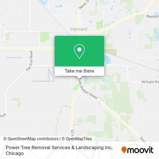 Power Tree Removal Services & Landscaping Inc map