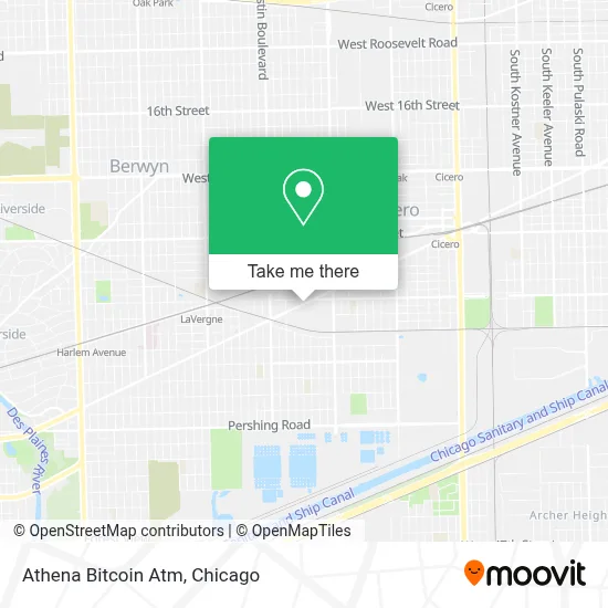 Athena Bitcoin Atm map
