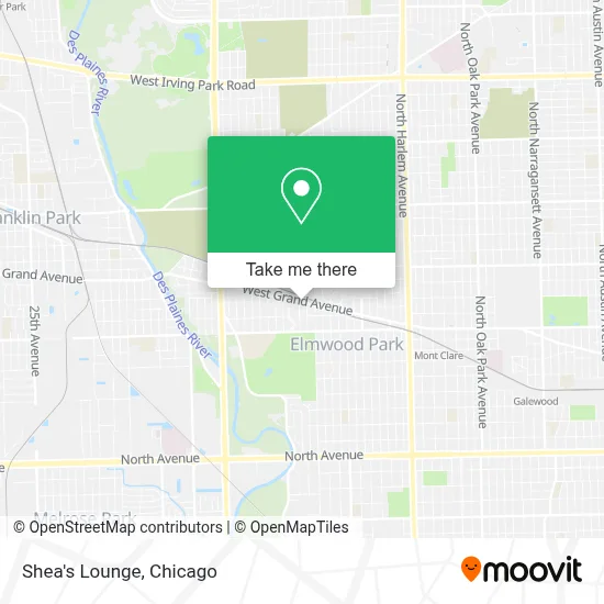 Shea's Lounge map