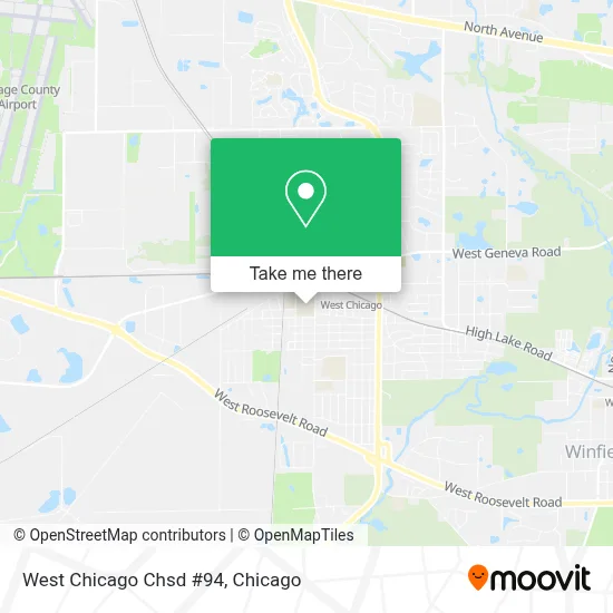 West Chicago Chsd #94 map