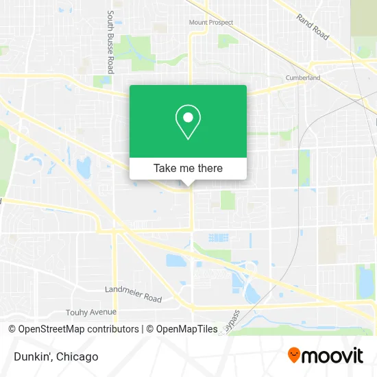 Dunkin' map