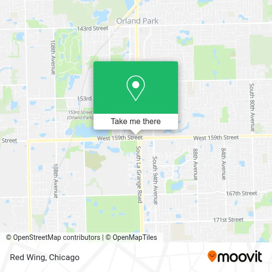Red Wing map