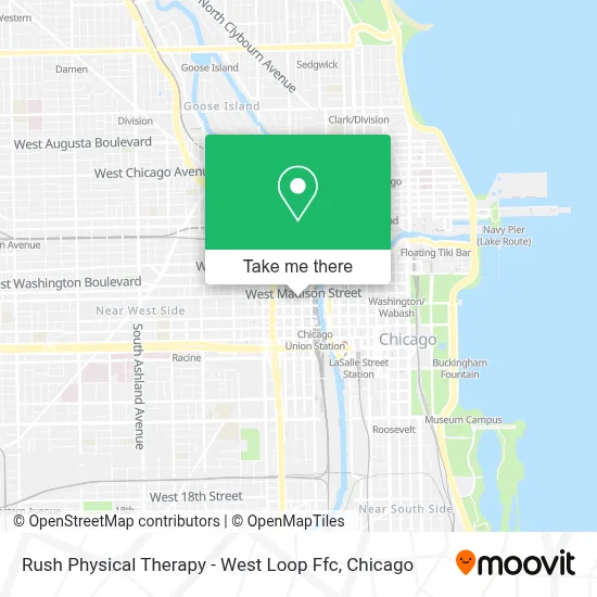 Rush Physical Therapy - West Loop Ffc map