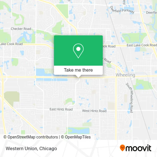 Western Union map