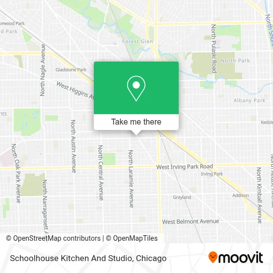 Schoolhouse Kitchen And Studio map