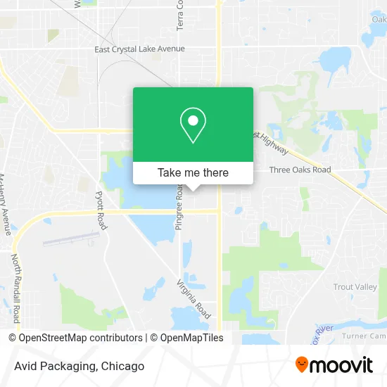 Avid Packaging map