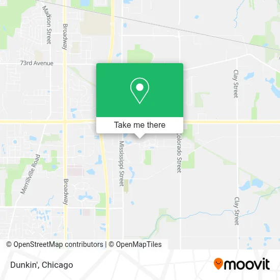 Dunkin' map
