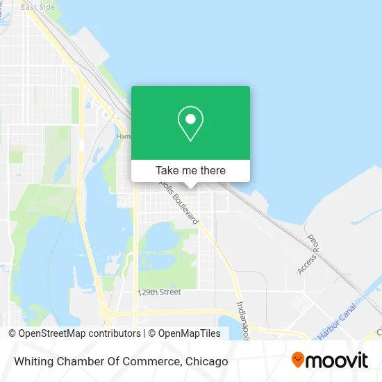 Whiting Chamber Of Commerce map