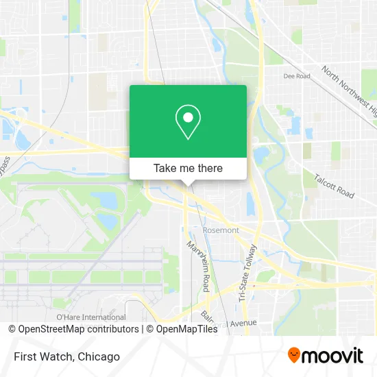 First Watch map