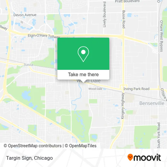 Targin Sign map