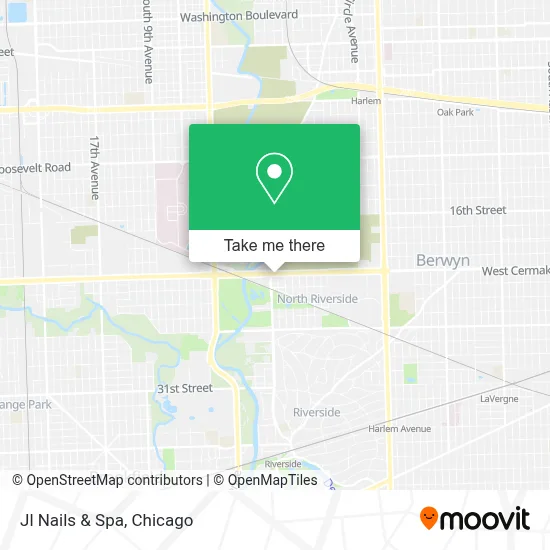 Jl Nails & Spa map