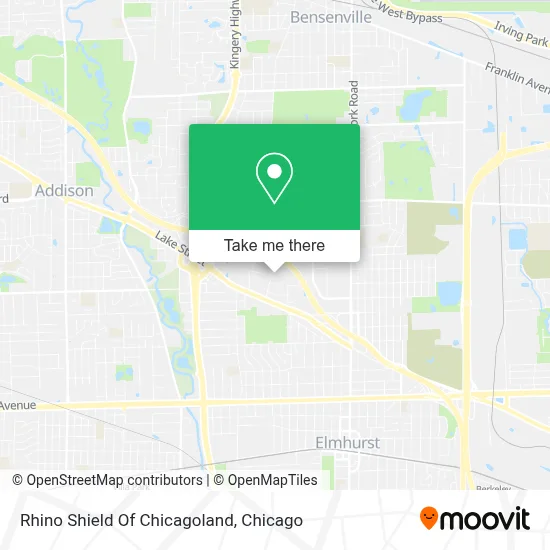 Rhino Shield Of Chicagoland map