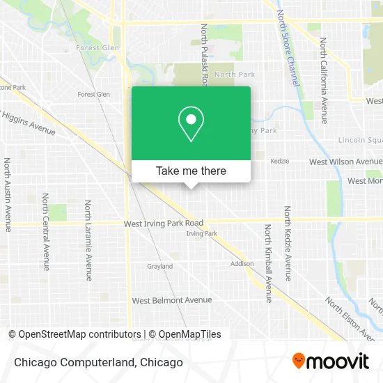 Chicago Computerland map