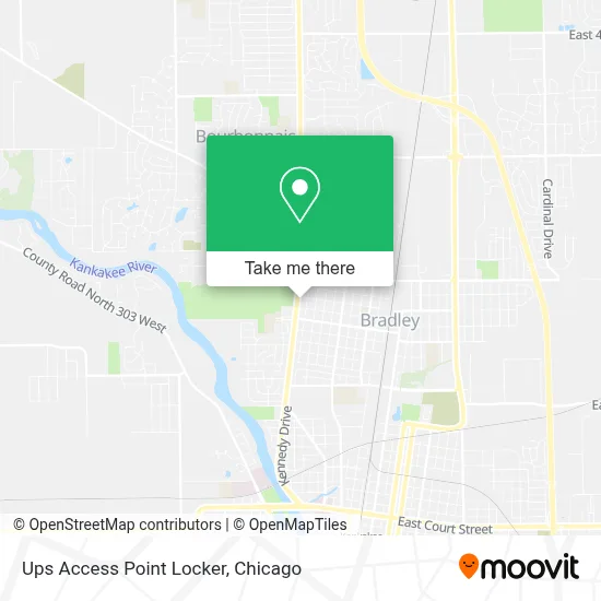 Ups Access Point Locker map