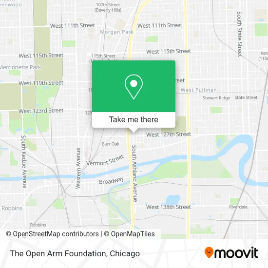 The Open Arm Foundation map