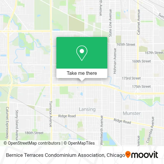 Bernice Terraces Condominium Association map