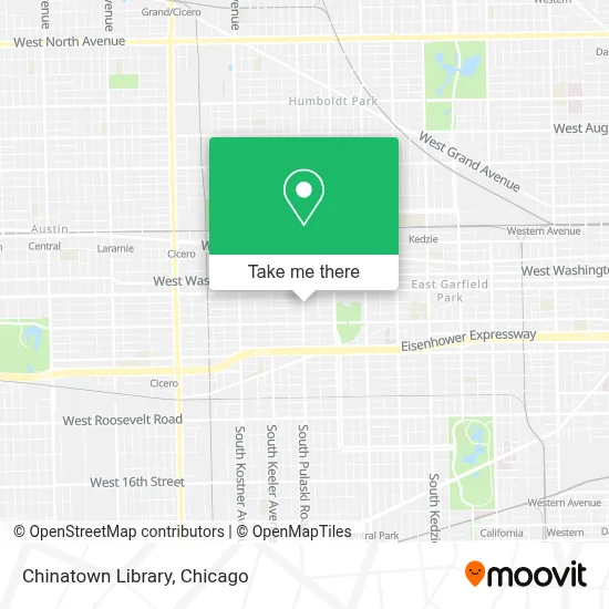Chinatown Library map