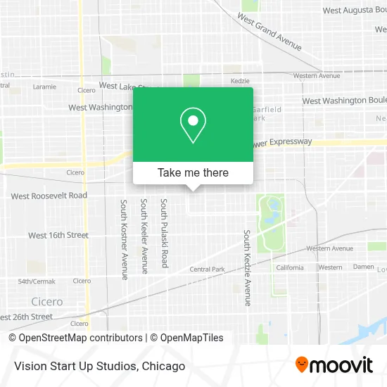 Vision Start Up Studios map