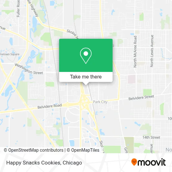 Happy Snacks Cookies map