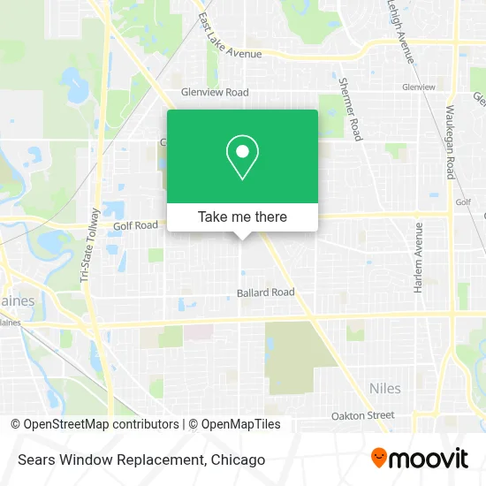 Sears Window Replacement map