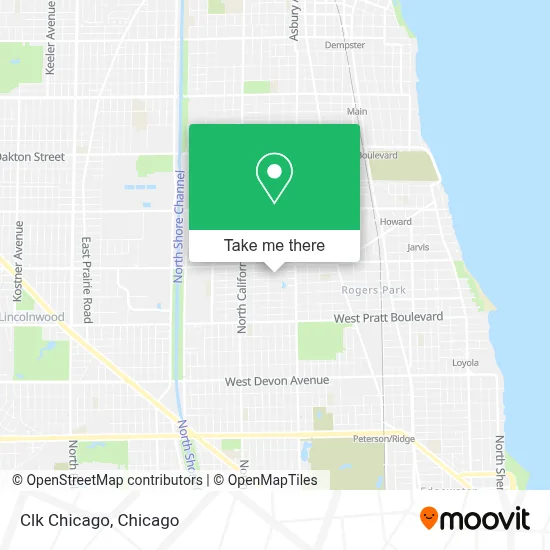 Clk Chicago map