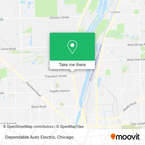 Dependable Auto Electric map