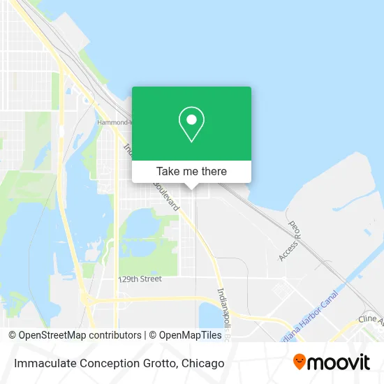 Immaculate Conception Grotto map