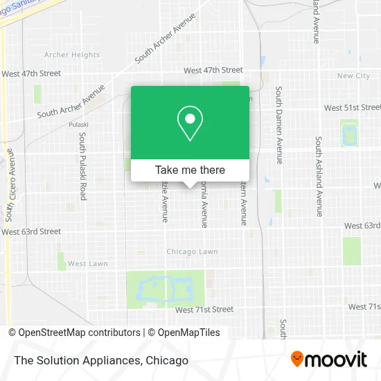 The Solution Appliances map