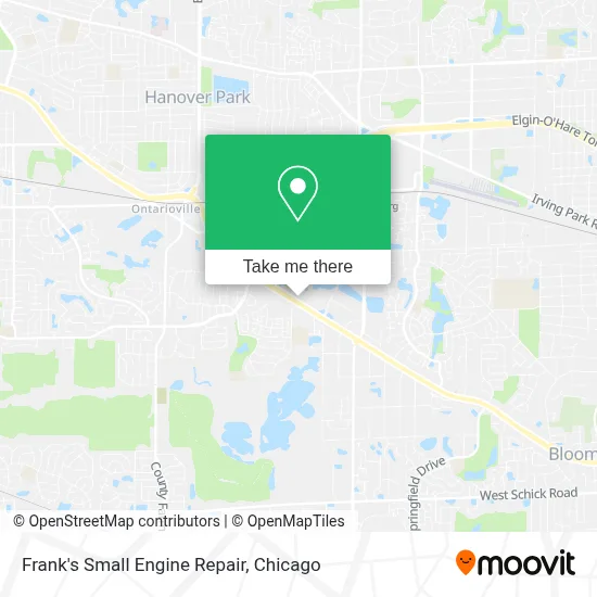 Frank's Small Engine Repair map