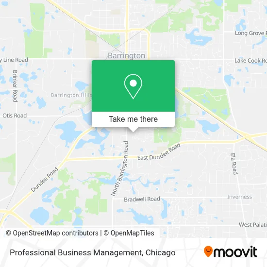 Professional Business Management map