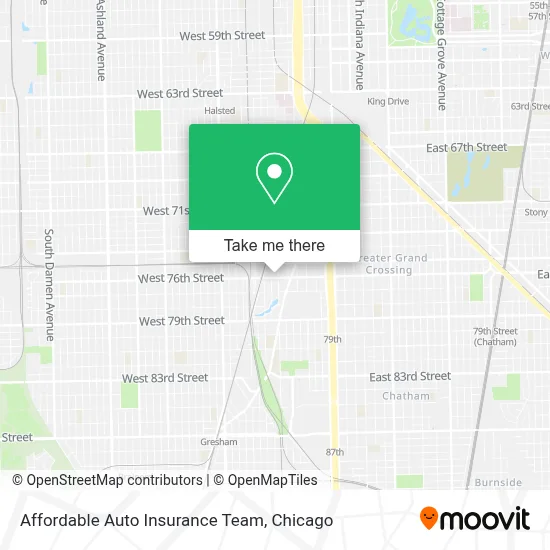 Affordable Auto Insurance Team map