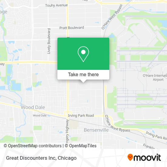 Great Discounters Inc map