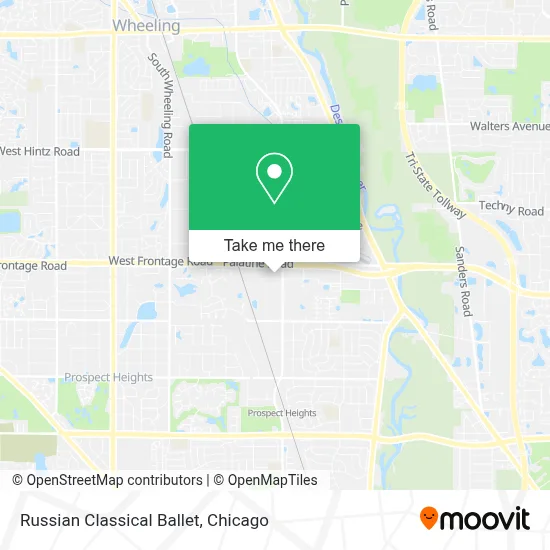 Russian Classical Ballet map