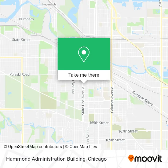 Hammond Administration Building map