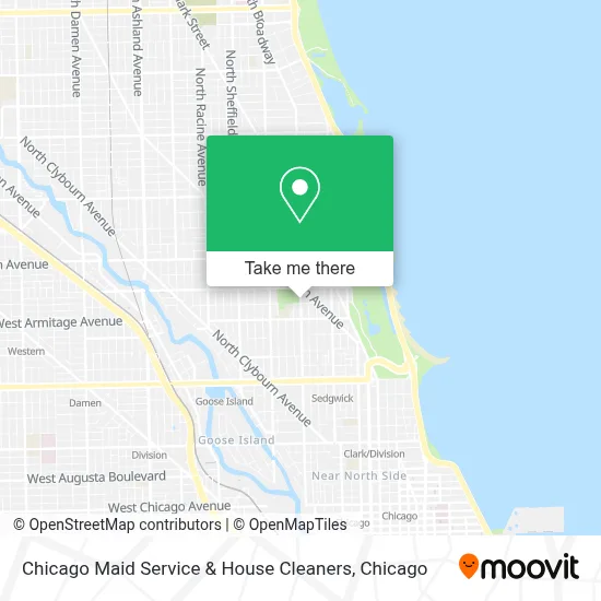 Chicago Maid Service & House Cleaners map