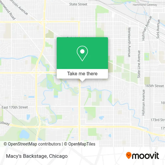 Macy's Backstage map
