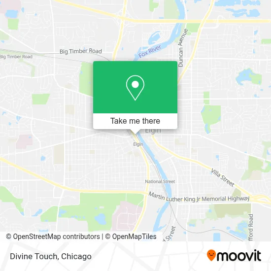 Divine Touch map