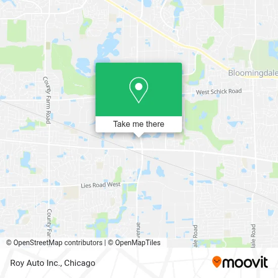 Roy Auto Inc. map