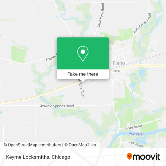 Keyme Locksmiths map