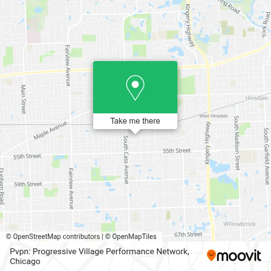 Pvpn: Progressive Village Performance Network map