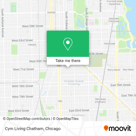 Cym Living Chatham map