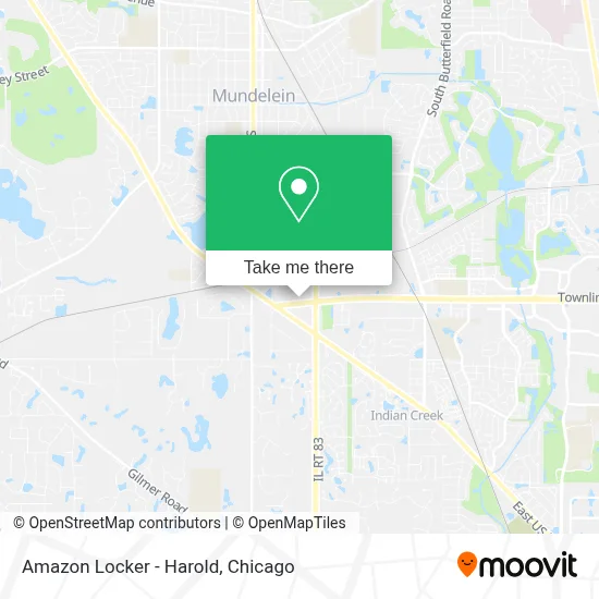 Amazon Locker - Harold map