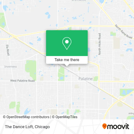 The Dance Loft map