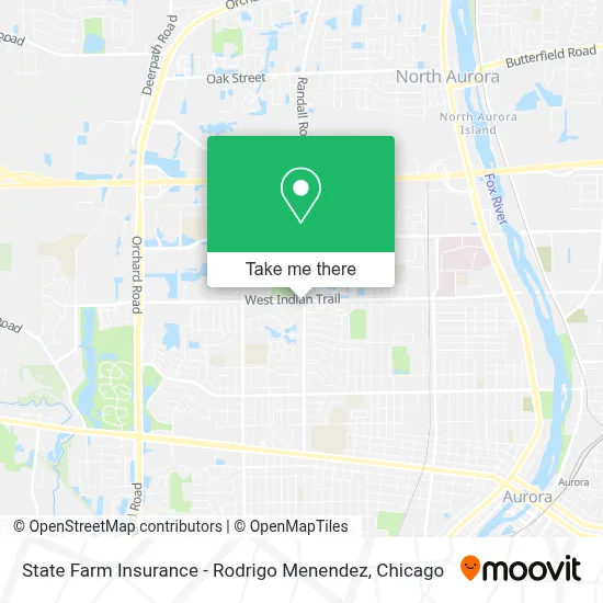 State Farm Insurance - Rodrigo Menendez map