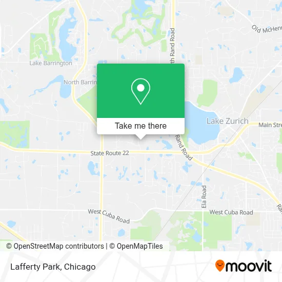 Lafferty Park map