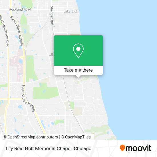 Lily Reid Holt Memorial Chapel map